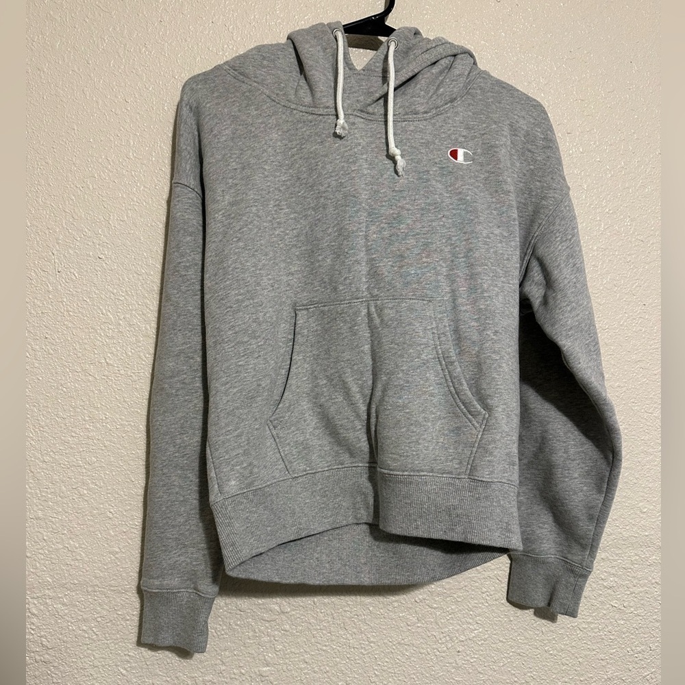 Champion Women’s Reverse Weave Hoodie Size S, Gray, Like New Condition - Picture 5 of 5